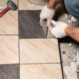 La pose de carreaux mosaïques en marbre par Pro Carreaux : un choix de qualité pour sublimer votre intérieur à Franconville